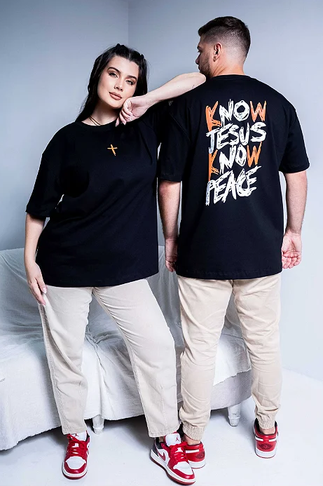 CAMISETA OVERSIZED - KNOW JESUS