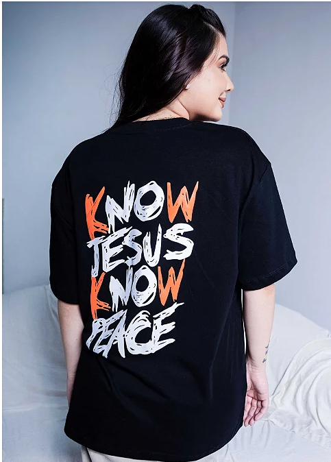 CAMISETA OVERSIZED - KNOW JESUS